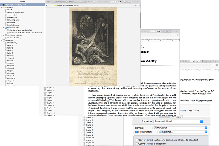 Scrivener Superpowers Workbook Screen Shots