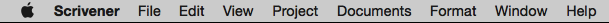 Scrivener Walkthrough - File Menu