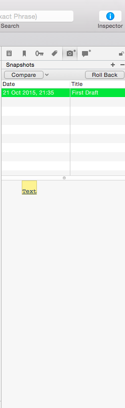 Inspector-Snapshots