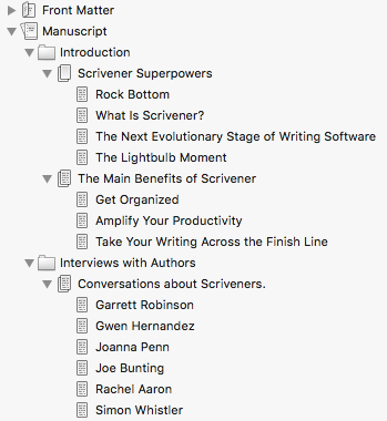 How To Structure Your Story (for Mac)